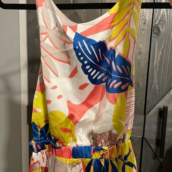 Tropical Print Midi Dress - Picture 10 of 10